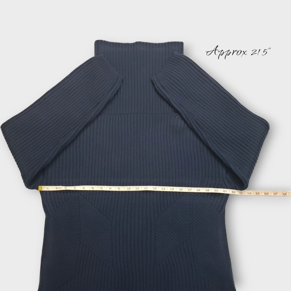 Thakoon Lambswool Turtleneck Sweater Navy XS - Picture 9 of 11